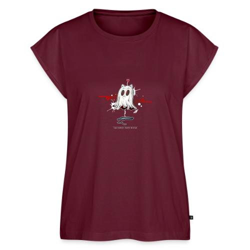 catghost in love - Women's Premium Roll Up Sleeve T-Shirt