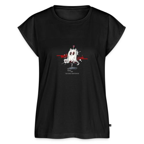 catghost in love - Women's Premium Roll Up Sleeve T-Shirt