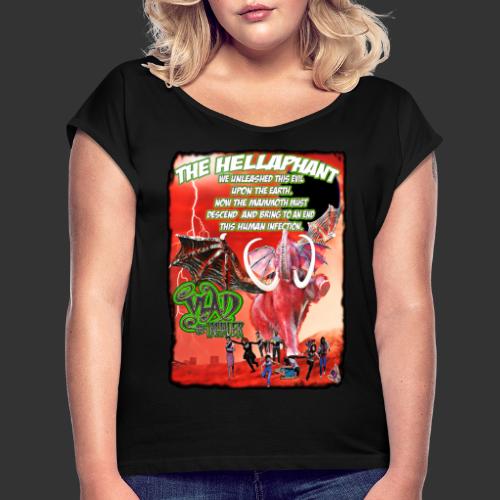 Vlad Inhaler Hellaphant New Toon Filtered Version - Women's Roll Cuff T-Shirt