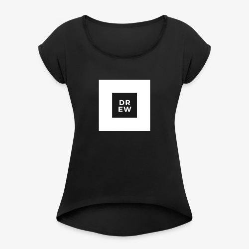 Official Drew Vlogs Merchandise - Women's Roll Cuff T-Shirt