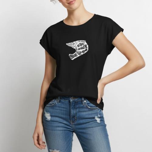 MTB Slang Helmet - Women's Premium Roll Up Sleeve T-Shirt