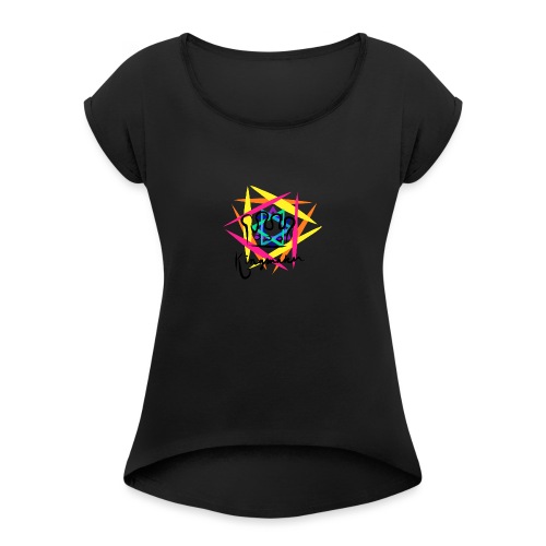 Kingmaker Logo - Women's Roll Cuff T-Shirt