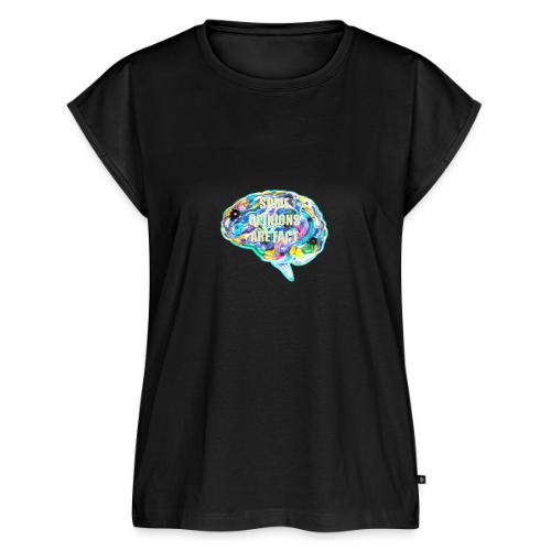 brain fact - Women's Premium Roll Up Sleeve T-Shirt
