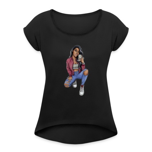 #Silhouette - Women's Roll Cuff T-Shirt