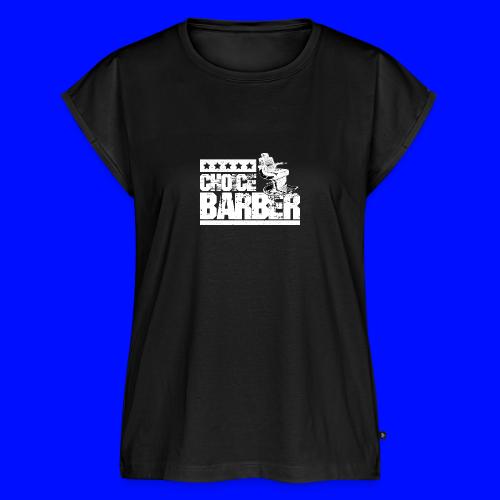 Choice Barber 5-Star Barber T-Shirt - Women's Premium Roll Up Sleeve T-Shirt