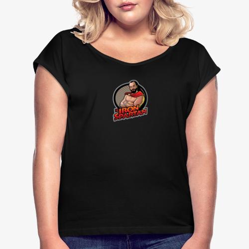 ISLOGONEWspreadshirt4000p - Women's Roll Cuff T-Shirt