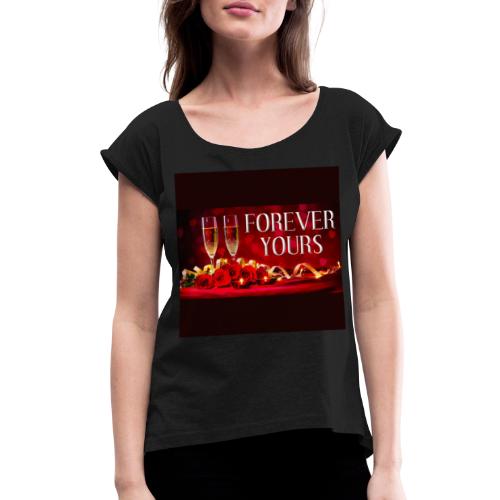 VALENTINES DAY GRAPHIC 7 - Women's Roll Cuff T-Shirt