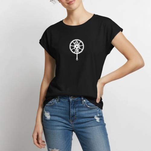Rudge Chainring - Women's Premium Roll Up Sleeve T-Shirt