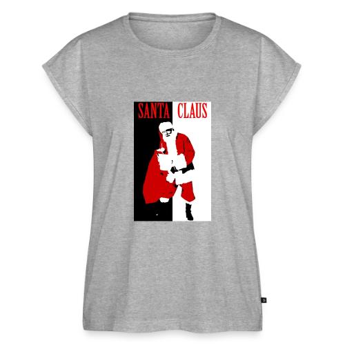 Santa Gangster - Women's Premium Roll Up Sleeve T-Shirt