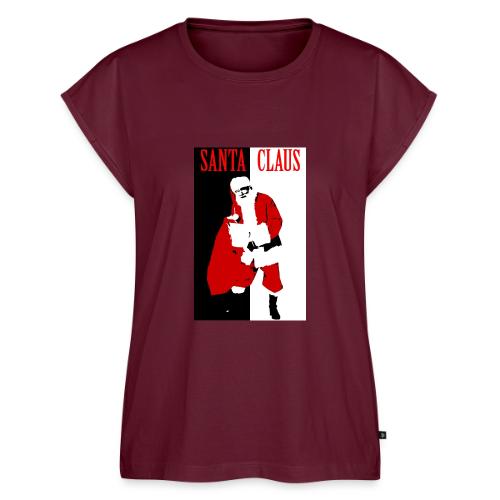 Santa Gangster - Women's Premium Roll Up Sleeve T-Shirt