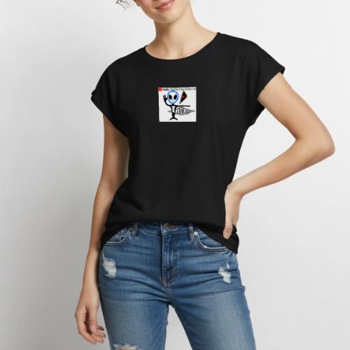 NewOTLogo Final TUBE2019 with Back Pinky Crew Logo - Women's Premium Roll Up Sleeve T-Shirt
