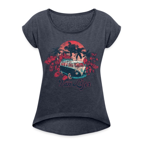 Van Lifer: Stormy & Timber - Women's Roll Cuff T-Shirt