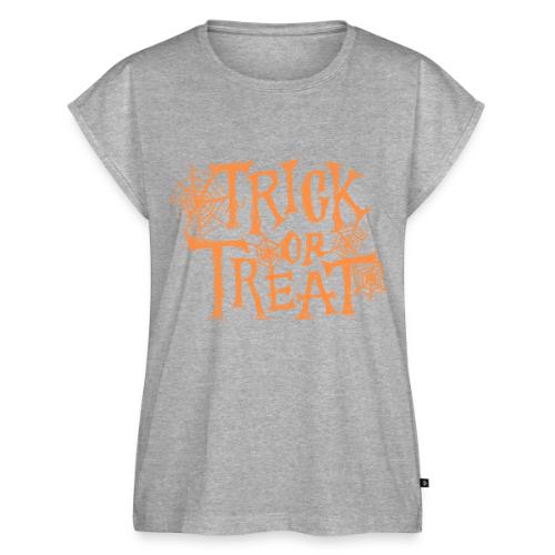 Trick or Treat - Women's Premium Roll Up Sleeve T-Shirt