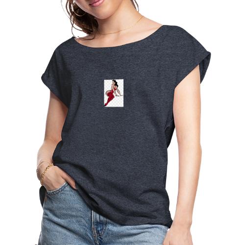 girl - Women's Roll Cuff T-Shirt
