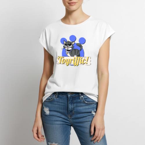 TomoTees Toyriffic - Women's Premium Roll Up Sleeve T-Shirt
