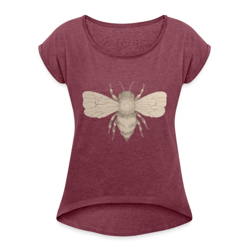 Bee - Women's Roll Cuff T-Shirt