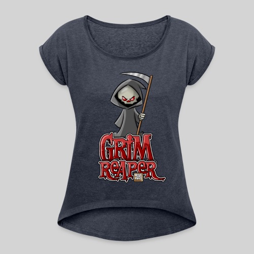 Grim Reaper - Women's Roll Cuff T-Shirt
