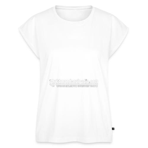 SUPPORT INDEPENDENT MUSIC GEAR - Women's Premium Roll Up Sleeve T-Shirt