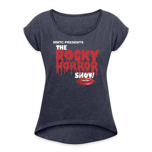 MMTC Rocky Horror Show - White - Women's Roll Cuff T-Shirt
