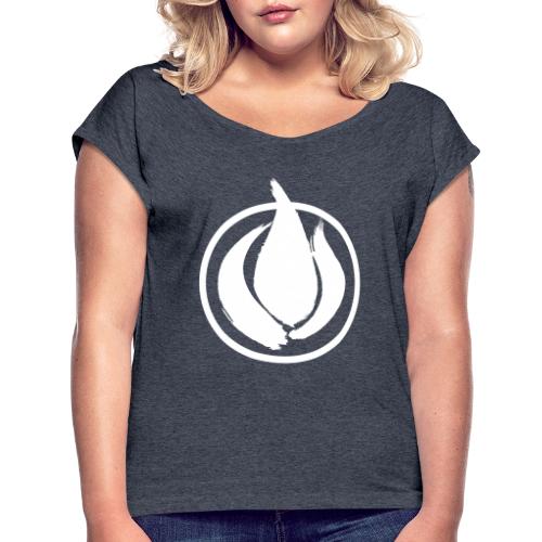 Global Fire Logo - Women's Roll Cuff T-Shirt