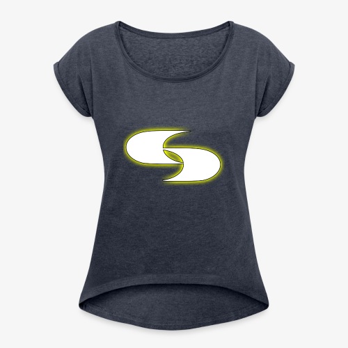 Official Strive Logo - Women's Roll Cuff T-Shirt