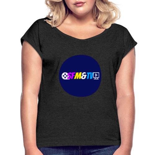 SFM&TV | ScienceFictionMoviesTV.Com - Women's Roll Cuff T-Shirt