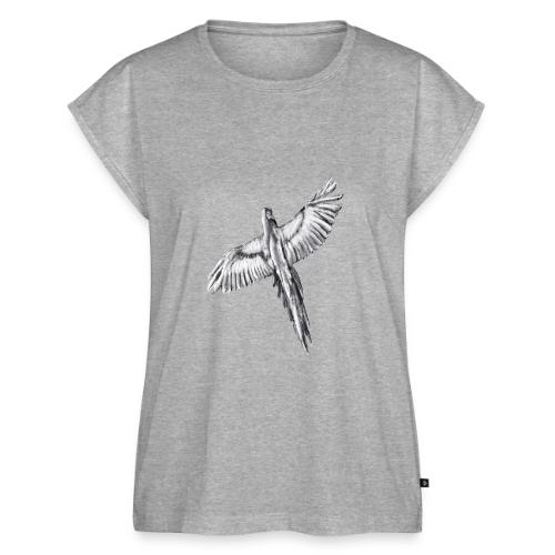 Flying parrot - Women's Premium Roll Up Sleeve T-Shirt