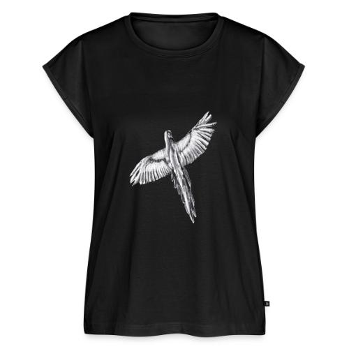 Flying parrot - Women's Premium Roll Up Sleeve T-Shirt