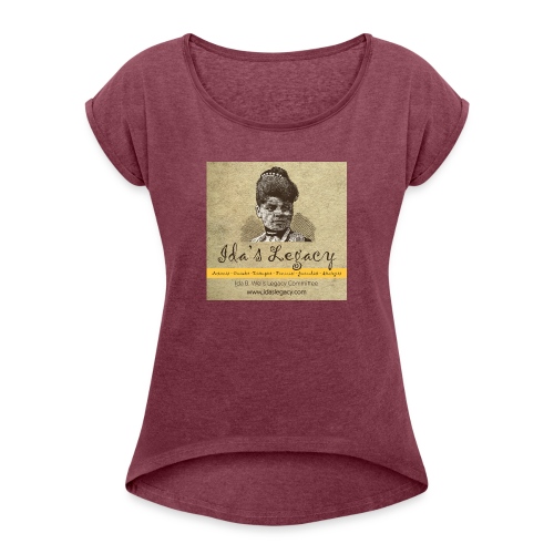 Ida's Legacy Full Color Art - Women's Roll Cuff T-Shirt