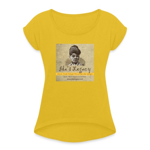 Ida's Legacy Full Color Art - Women's Roll Cuff T-Shirt