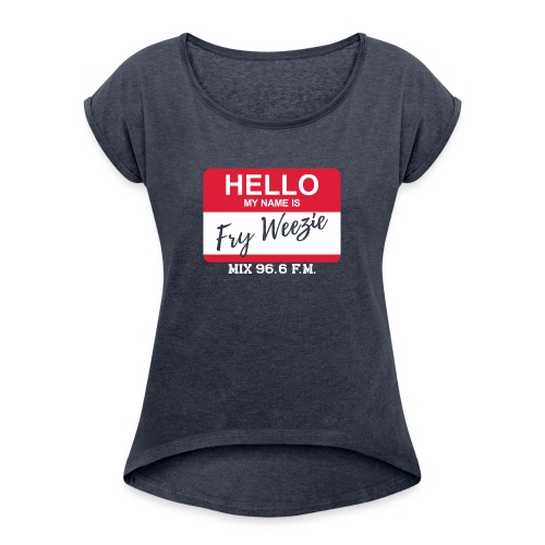 HELLO - Women's Roll Cuff T-Shirt