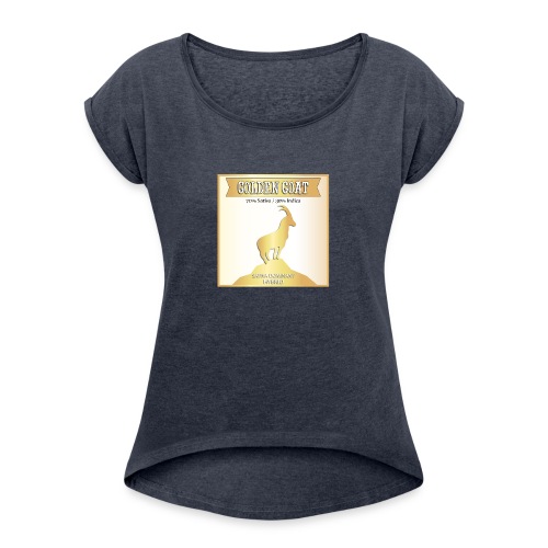 Golden Goat - Women's Roll Cuff T-Shirt