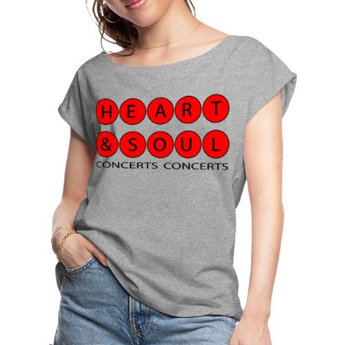 Heart & Soul Concerts Red Horizon 2021 - Women's Roll Cuff T-Shirt