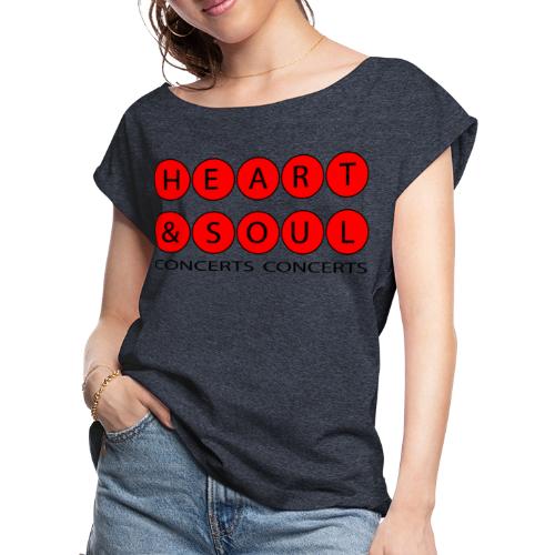 Heart & Soul Concerts Red Horizon 2021 - Women's Roll Cuff T-Shirt
