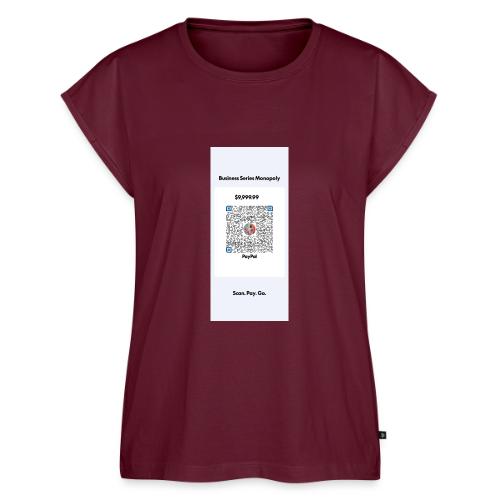 pp my qrcode 1758477437583 - Women's Premium Roll Up Sleeve T-Shirt