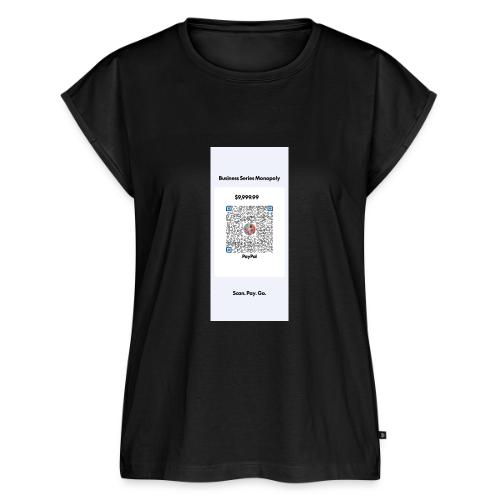 pp my qrcode 1758477437583 - Women's Premium Roll Up Sleeve T-Shirt