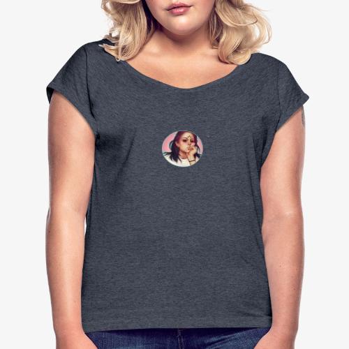 Demon Girl - Women's Roll Cuff T-Shirt