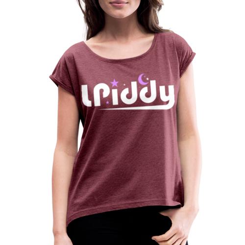 L.Piddy Logo - Women's Roll Cuff T-Shirt