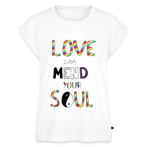 Love Can Mend Your Soul - Women's Premium Roll Up Sleeve T-Shirt