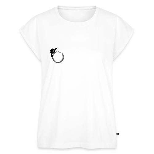 KCWM Logo Inverted - Women's Premium Roll Up Sleeve T-Shirt