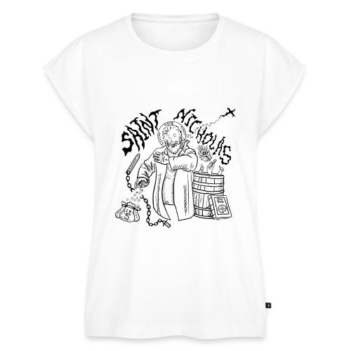 Saint Nicholas - Women's Premium Roll Up Sleeve T-Shirt