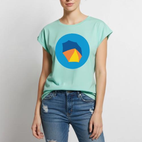 umbelas icon 2 - Women's Premium Roll Up Sleeve T-Shirt