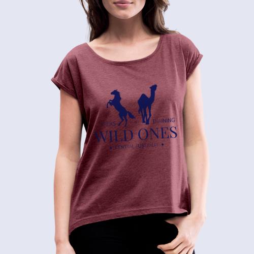 Wild Ones Logo - Women's Roll Cuff T-Shirt