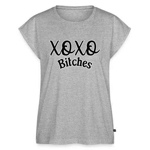 XOXO Bitches - Women's Premium Roll Up Sleeve T-Shirt
