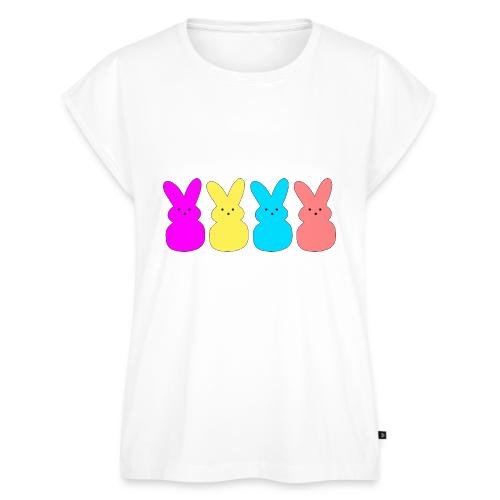 Easter Peeps - multi color - Women's Premium Roll Up Sleeve T-Shirt