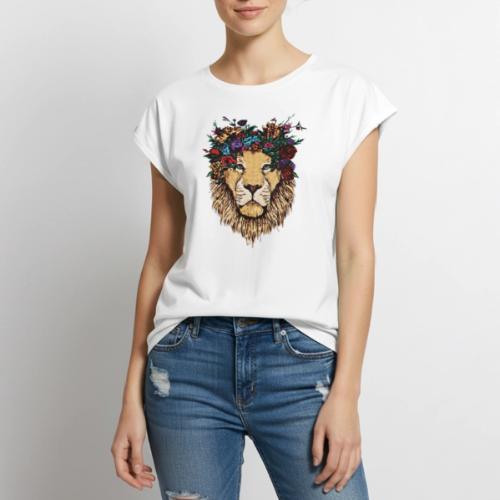 Crown of beauty - Women's Premium Roll Up Sleeve T-Shirt