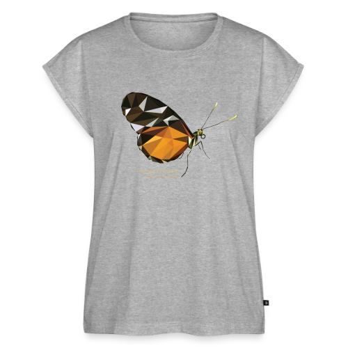 poligon_butterfly_1 - Women's Premium Roll Up Sleeve T-Shirt