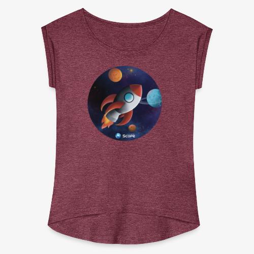 Solar System Scope : Little Space Explorer - Women's Roll Cuff T-Shirt