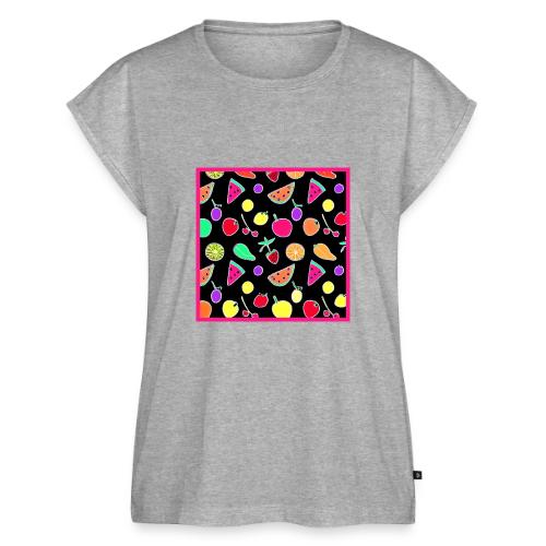 Radiant Tropic Neon Magic - Women's Premium Roll Up Sleeve T-Shirt