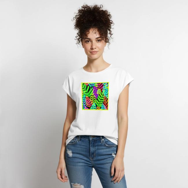 Glowing Leaf Pattern Design